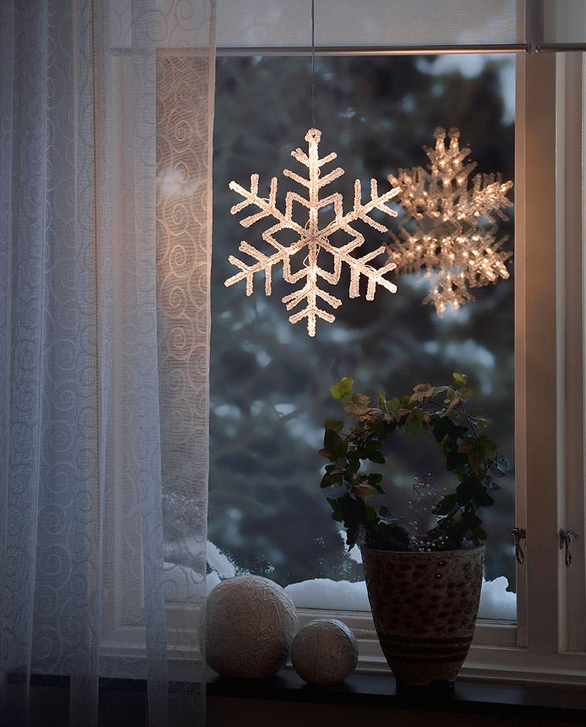 Snøfnugg adventsstjerne snøfnugg